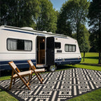 GENIMO Outdoor Rug for Patio Clearance, Reversible Plastic Straw Rugs for RV - Image 3