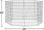 New World Folding Metal Dog Exercise Pen, Indoor/Outdoor Playpen - Image 3