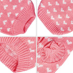 Dxhycc Dog Knitted Sweater Dog Heart Sweater Puppy Sweater Warm Soft Pet - Image 3