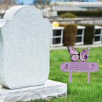 Grave Decorations for Cemetery Memorial, Metal Memorial Garden Stakes for Loss - Image 4