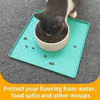 Ptlom Pet Placemat for Dog and Cat, Waterproof Non-Slip Silicone Feeding Bowl - Image 5