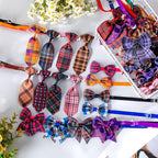Reginary 100 Pieces Dog Bow Tie Collar Set Include 40 Dog Neckties, and 30 - Image 4