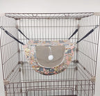 JSPYFITS Cat Cage Hammock, Double Layer Hanging Adjustable Soft Pet Bed Suitable - Image 9