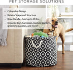 Bone Dry 6192 Pet Storage Collection Lattice Paw Print, Medium Round, Nautical - Image 8