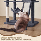 Yaheetech 63.5in Multi-Level Cat Tree Tower Condo - Image 6