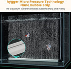 hygger Aquarium Bubble Strip, Nano Air Bubble Curtain Wall Aquarium Air Stone - Image 2