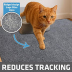 Drymate Cat Litter Box Mat, Litter Trapping Mat, Waterproof, Urine-Proof - Image 2