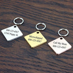 Ultra Joys Cat ID Tag Personalized Pet Tags, Durable Stainless Steel Small Pet - Image 3