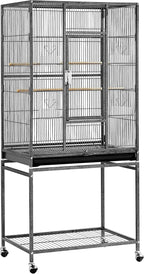 Yaheetech Wrought Iron Extra Large Bird Parakeet Cage by Yaheetech