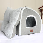 Cat Beds for Indoor Cats-Cat Bed Cave House Tent for Kittens and Small Pets - Image 2