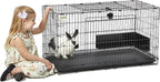 MidWest Homes for Pets Medium Wabbitat Rabbit Cage, Grid Mesh Floor, Removable - Image 8