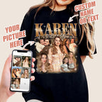 H-DEWALL Custom T Shirts Mineral Wash Tshirt Bootleg Rap Tee Customized Gifts - Image 4