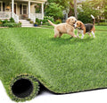 Artificial Grass Rug Indoor Outdoor, 7.7 x 8.7FT Faux Grass Turf by JOCOEVOL