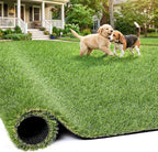 Artificial Grass Rug Indoor Outdoor, 7.7 x 8.7FT Faux Grass Turf by JOCOEVOL