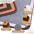 Cat Scratcher Mat, 23.6x15.7 Inch Natural Sisal Cat Scratch Pad, Horizontal Cat - Image 3