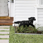Running Cavalier King Charles Spaniel Garden Statue Gift – Rustproof Metal - Image 6