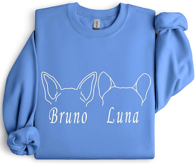 Custom Dog Mom Shirt for Women Pet Ears Sweatshirt - Image 8