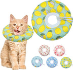 Cat Cone Collar Soft, Adjustable Cat Recovery Collars Kitten Cones to Stop by Seyezo