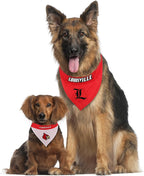 Pets First Collegiate Pet Accessories, Reversible Bandana, Louisville Cardinals - Image 5