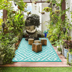 GENIMO Outdoor Rug for Patio Clearance, Reversible Plastic Straw Rugs for RV - Image 3