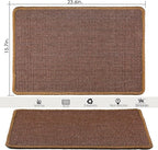 Cat Scratching Mat, 23.6 x 15.7inch Sisal Cat Scratchers - Image 2