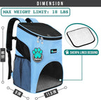 PetAmi Small Dogs and Cat Backpack Carrier, Airline Approved Pet Backpack - Image 2