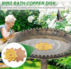 Saillong 1 Pack Bird Bath Copper Disk, Reinforced 99.99% Pure Copper Bird Bath - Image 6