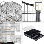 Yaheetech 64-inch Play Open Top Medium Small Bird Cage - Image 5