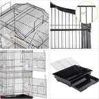 Yaheetech 41-inch Open Top Medium Bird Cages - Image 5