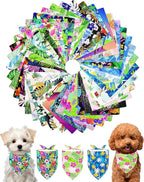 PET SHOW 50 Pack Hawaiian Dog Bandanas Bulk by PETSHOW