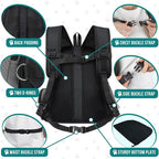 PetAmi Dog Front Carrier Backpack, Ventilated Adjustable Dog Pet Cat Chest - Image 5