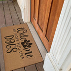 Funny Dog Welcome Door Mats, We Hope You Like Dogs Door Mat - Image 4