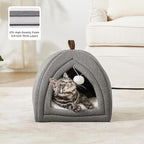 Bedsure Cat Beds for Indoor Cats - 2 in 1 Cat Cave House Tent for Kittens and - Image 2