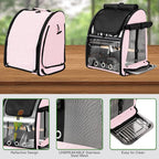 SUERTREE Bird Carrier Bag with Indestructible Stainless Steel Mesh, Bird Travel - Image 3