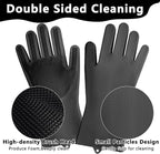 Pet Grooming Gloves—Heat Resistant Dog Washing Gloves - Image 4