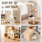 78.7"X15.8" Self-Adhesive Cat Scratching Mat, Couch Protector from Cat Claws - Image 3