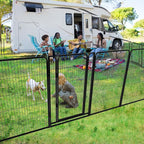 Dog Playpen Outdoor Extra Wide 16 Piece Panels Heavy Duty Dog Fence 47" Height - Image 9