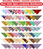 PET SHOW 50 Pack Big Dog Bandanas Bulk XL Assorted Random Dog Scarves Bibs - Image 3