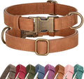Didog Soft PU Leather Dog Collar, Stylish Quick Released Dog Collars by Didog