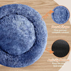 JOLLYVOGUE Calming Dog Bed Medium Size Dog, Anti-Anxiety Donut Medium Pet Bed - Image 3