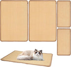 4 Pack Cat Scratcher Mat, Fabric Sisal Cat Scratching Pad by Unknown