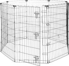 Amazon Basics Foldable Octagonal Metal Exercise Dog Playpen, Indoor/Outdoor by AmazonBasics