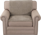 H.VERSAILTEX Plush Chenille Couch Armrest Cover 2 Packs Thick and Soft Sofa - Image 7