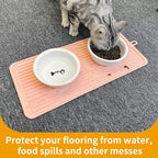 Ptlom Pet Placemat for Dog and Cat, Mat for Prevent Food and Water Overflow - Image 5