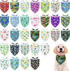30 Pcs Dinosaurs Dog Bandanas for Small Dogs Medium Stitch Dog Bandana Bulk by Bestwishforyou