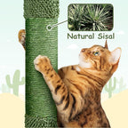 Yaheetech | Cactus Cat Tree | 59.5in Cat Tower w/Cute Perch, Cozy Condo - Image 8