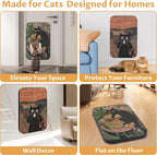 2 Packs Art Cat Wall-Mountable Scratching Board 16.7x11x1 Inch Cat Wall Scratch - Image 5
