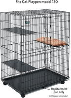 MidWest Homes for Pets 142PAN Replacement Pan for Midwest Cat Cage, 34.5 x 22.5 - Image 3