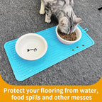Ptlom Pet Placemat for Dog and Cat, Anti-Slip Waterproof Dogs Feeding Mat - Image 8