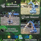 Dragon Solar Garden Statues Outdoor Decoration - Image 8